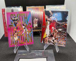 (5) Michael Jordan Basketball Cards Chicago Bulls