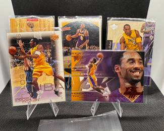 (5) Kobe Bryant Basketball Cards Los Angeles Lakers