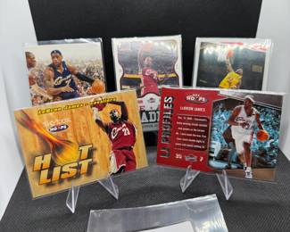 (5) LeBron James Basketball Cards Cleveland Cavaliers
