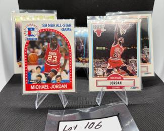 (5) Michael Jordan Basketball Cards Chicago Bulls