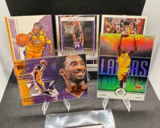 (5) Kobe Bryant Basketball Cards Los Angeles Lakers