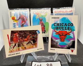 (5) Michael Jordan Basketball Cards Chicago Bulls