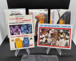 (5) Kobe Bryant Basketball Cards Los Angeles Lakers