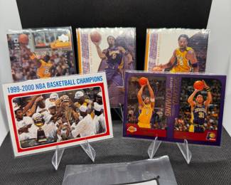 (5) Kobe Bryant Basketball Cards Los Angeles Lakers