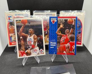 (5) Michael Jordan Basketball Cards Chicago Bulls