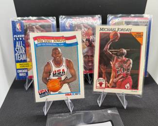 (5) Michael Jordan Basketball Cards Chicago Bulls