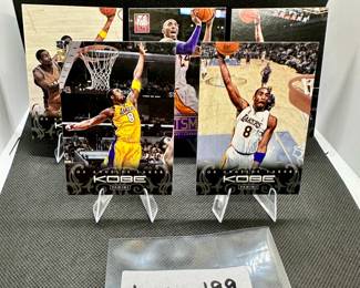 (5) Kobe Bryant Basketball Cards Los Angeles Lakers