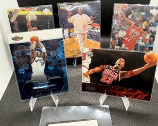 (5) Michael Jordan Basketball Cards Chicago Bulls