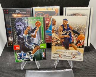 (5) LeBron James Basketball Cards Cleveland Cavaliers