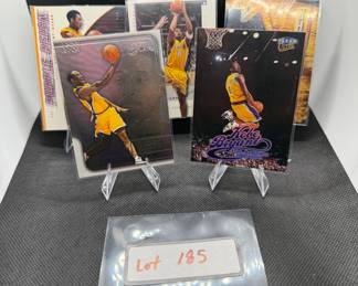 (5) Kobe Bryant Basketball Cards Los Angeles Lakers - Inserts
