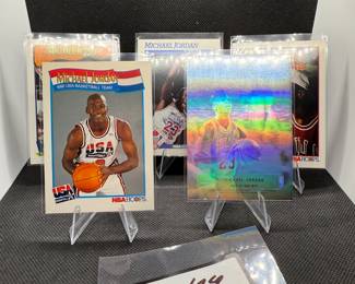 (5) Michael Jordan Basketball Cards Chicago Bulls