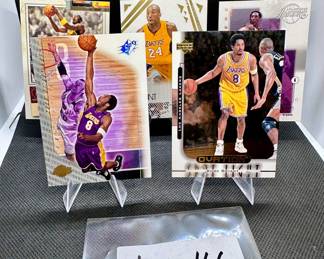 (5) Kobe Bryant Basketball Cards Los Angeles Lakers
