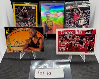 (5) Michael Jordan Basketball Cards Chicago Bulls