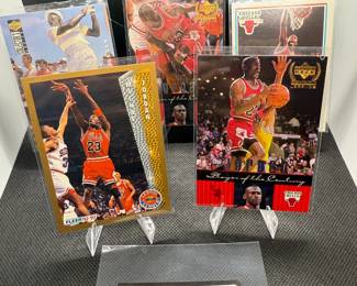 (5) Michael Jordan Basketball Cards Chicago Bulls