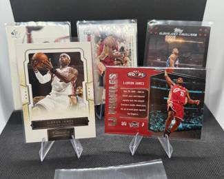 (5) LeBron James Basketball Cards Cleveland Cavaliers