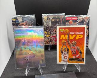 (5) Michael Jordan Basketball Cards Chicago Bulls