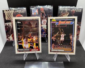 (5) Michael Jordan Basketball Cards Chicago Bulls