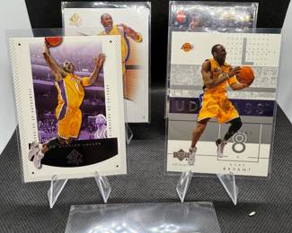 (4) Kobe Bryant Basketball Cards Los Angeles Lakers