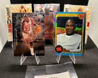 (5) Michael Jordan Basketball Cards Chicago Bulls
