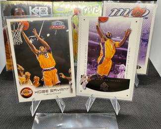 (5) Kobe Bryant Basketball Cards Los Angeles Lakers - Inserts