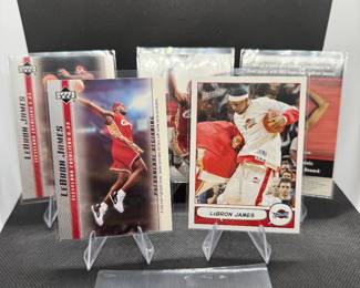 (5) LeBron James Basketball Cards Cleveland Cavaliers