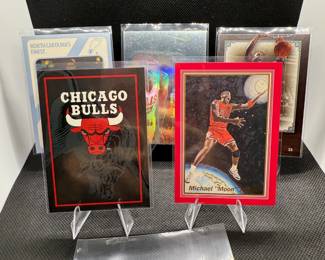 (5) Michael Jordan Basketball Cards Chicago Bulls