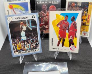 (5) Michael Jordan Basketball Cards Chicago Bulls