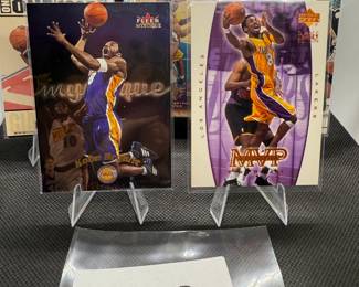 (5) Kobe Bryant Basketball Cards Los Angeles Lakers
