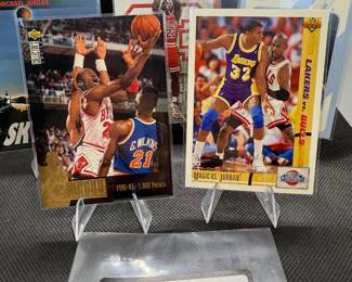 (5) Michael Jordan Basketball Cards Chicago Bulls