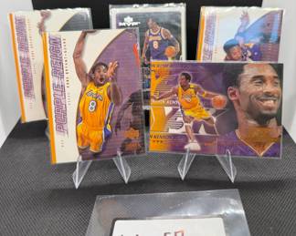 (5) Kobe Bryant Basketball Cards Los Angeles Lakers