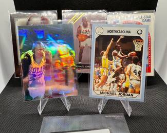 (5) Michael Jordan Basketball Cards Chicago Bulls