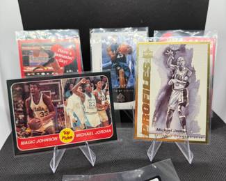 (5) Michael Jordan Basketball Cards Chicago Bulls