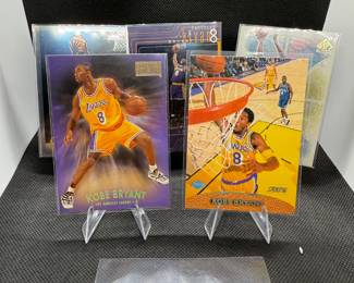 (5) Kobe Bryant Basketball Cards Los Angeles Lakers - Inserts