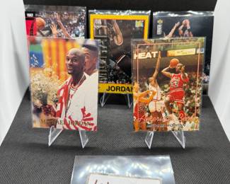 (5) Michael Jordan Basketball Cards Chicago Bulls