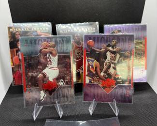 (5) Michael Jordan Basketball Cards Chicago Bulls