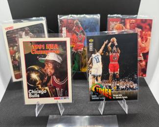 (5) Michael Jordan Basketball Cards Chicago Bulls