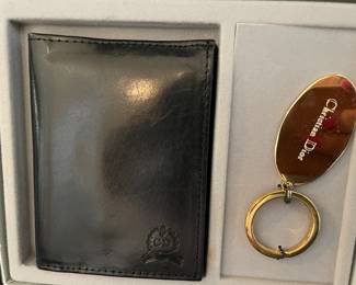 Christian Dior Wallet and key chain new in box