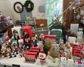 Holiday nutcrackers, Vintage Christmas ornaments