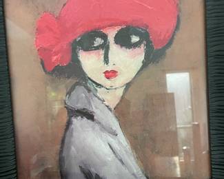 Kees Van Dongen Poppy framed art reproduction