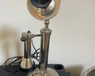 Vintage Bell Candlestick telephone