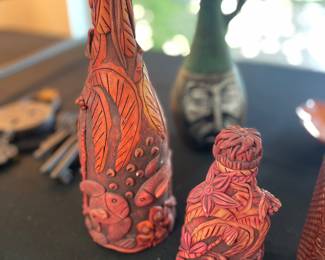 Hand crafted Decor Bottle Art