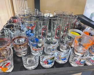 Extensive Assortment of Shot glasses from everywhere!!