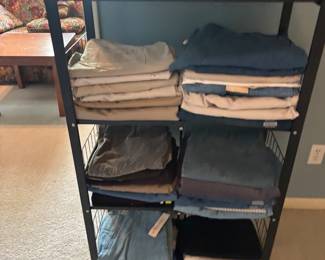 Rack and shelf of NWT cltohes