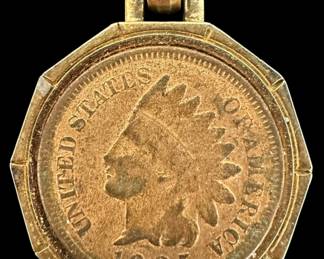 1905 Indian Head Penny Pendant