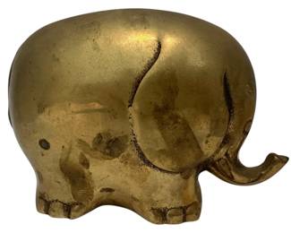 Brass Elephant Figurine
