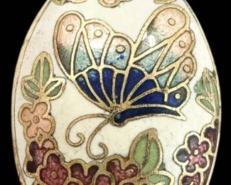Cloisonne Butterfly Pendant