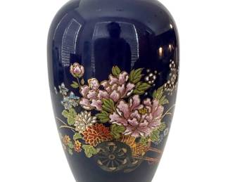 Small Cobalt Blue Japanese Vase