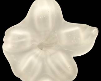 Frosted Glass Flower