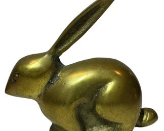Brass Bunny Figurine