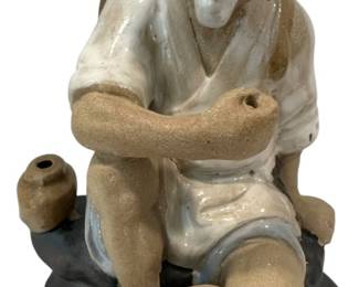 Vintage Chinese Mudman Figurine